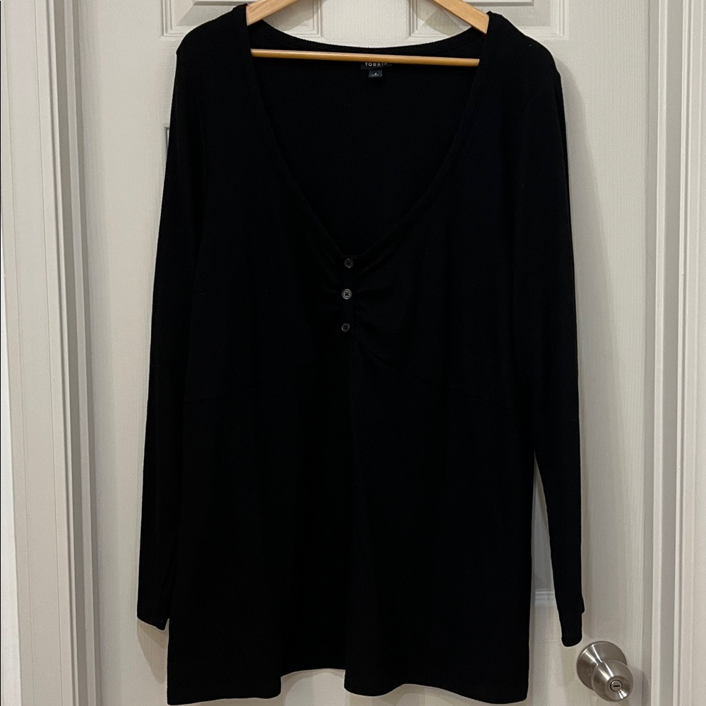 Torrid Black Knit Top